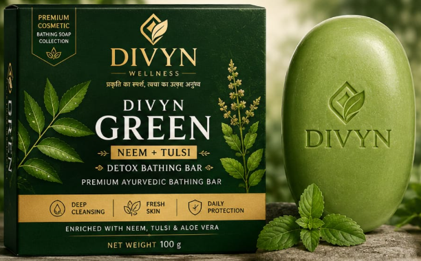 Divyn Green – Neem + Tulsi Detox Bar