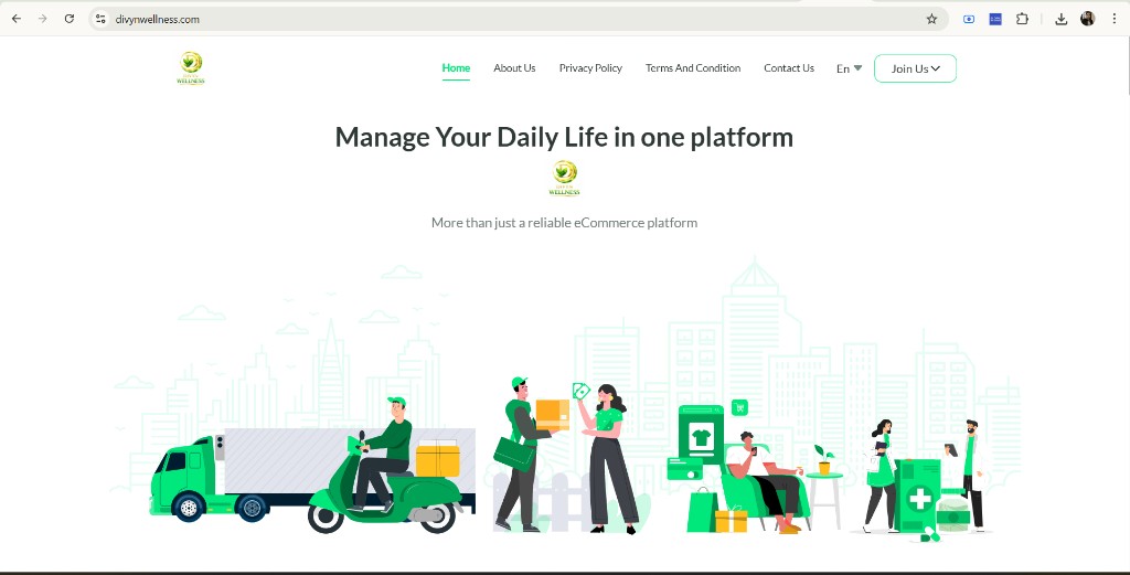 Divyn wellness platform and delivery ecosystem