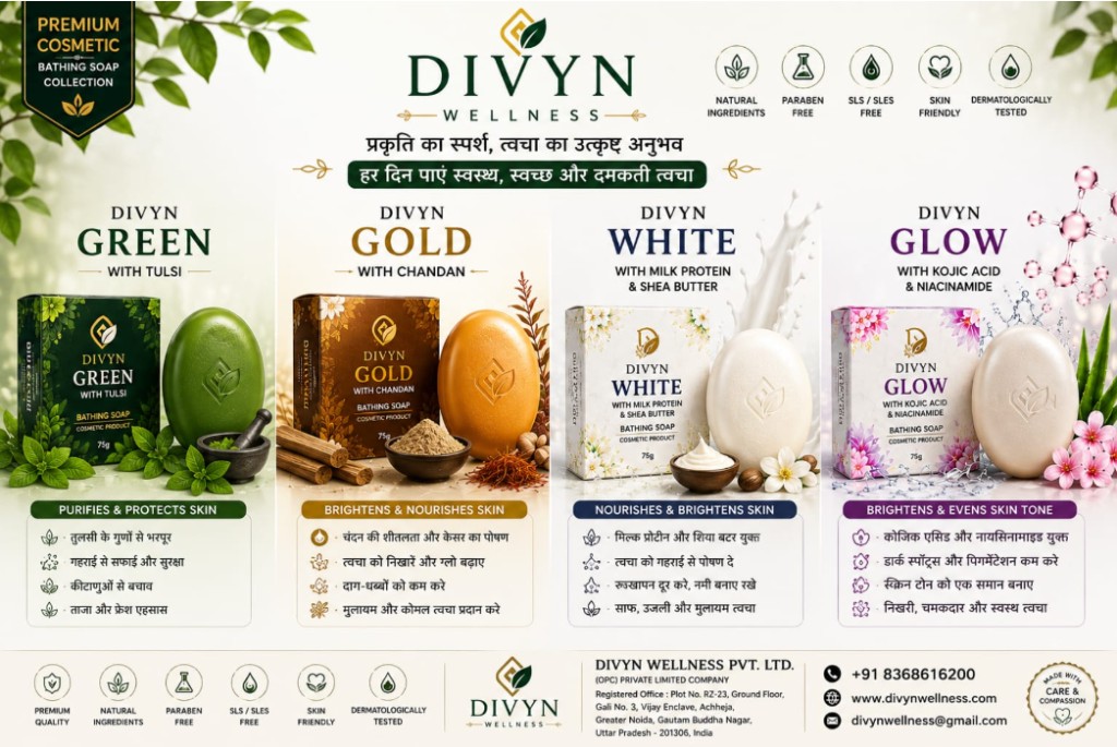 Divyn Premium Cosmetic Bathing Soap Collection